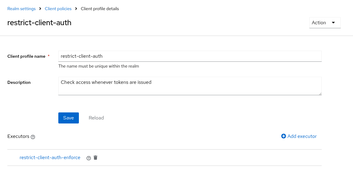 Client profile